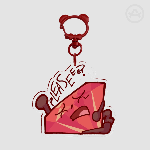Ruby (BFDI) Acrylic Keychain