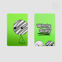 Gray photocard |White and Gray|