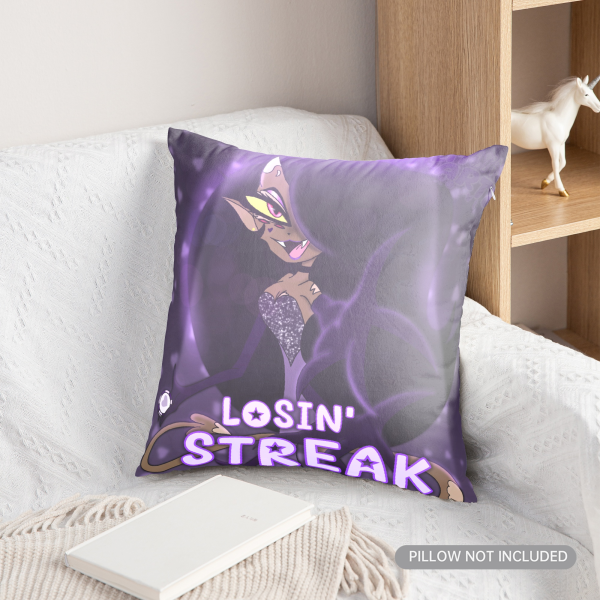 Loosin Streak Print Pillowcase