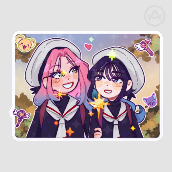alnst mizisua sakura cardcaptor au sticker