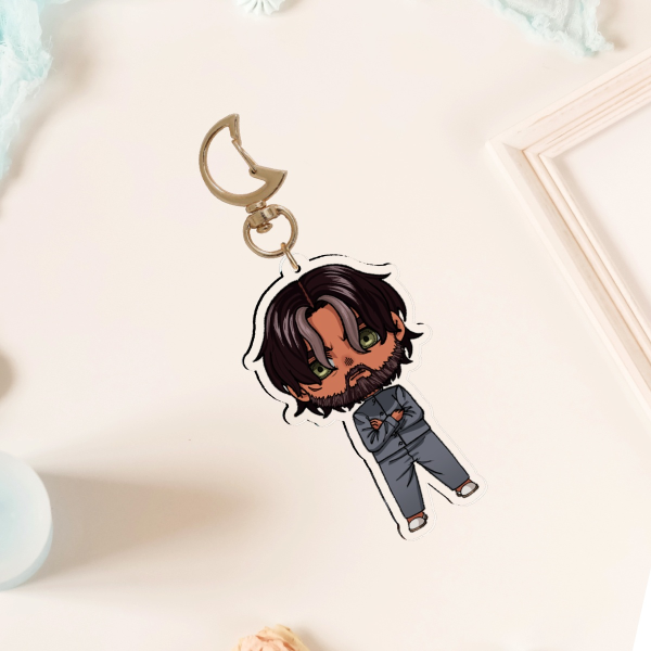 Leo Acrylic Keychain