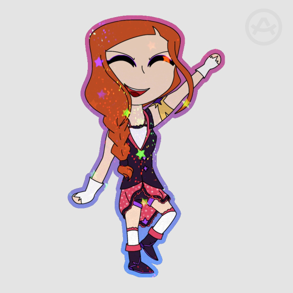 BFF!Carissa Die Cut Stickers