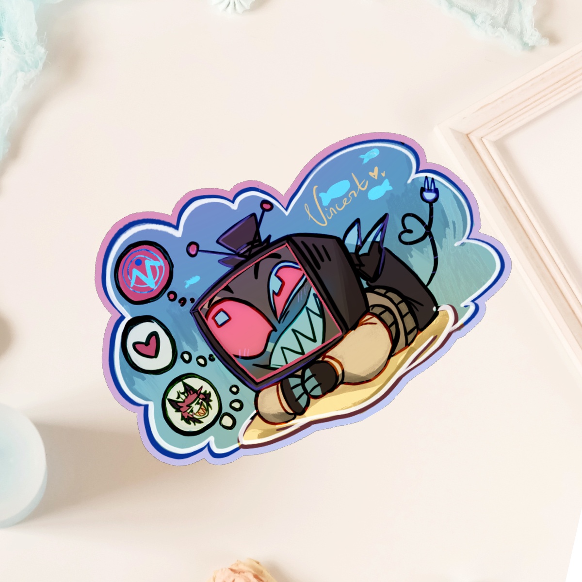 VIncent/Vox - HH  Die Cut Stickers