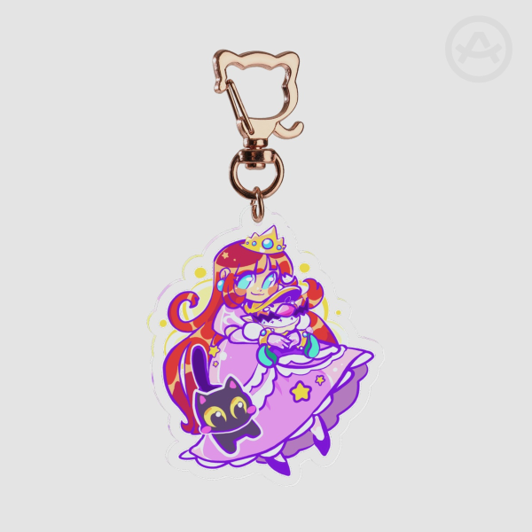 Princess Shokora Clear Acrylic Keychain
