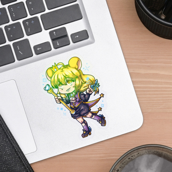 ThePrinceOfFluff ( VT ) Clear-Holo Sticker