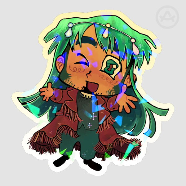 8:11 Leon Fringe sticker