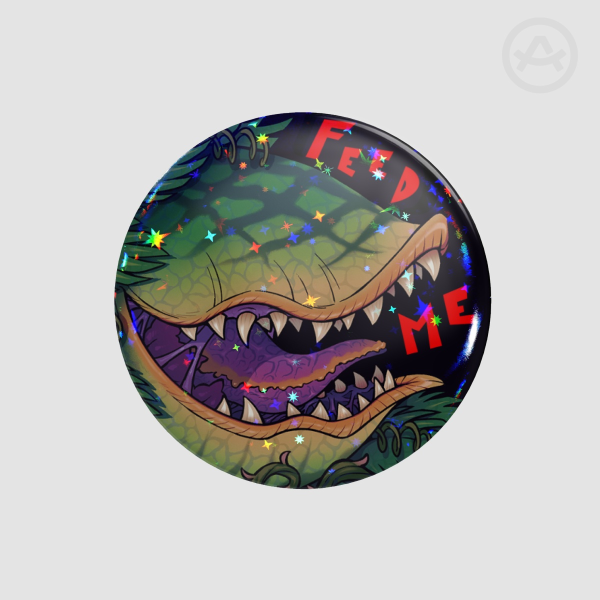 Audrey II Round Badge