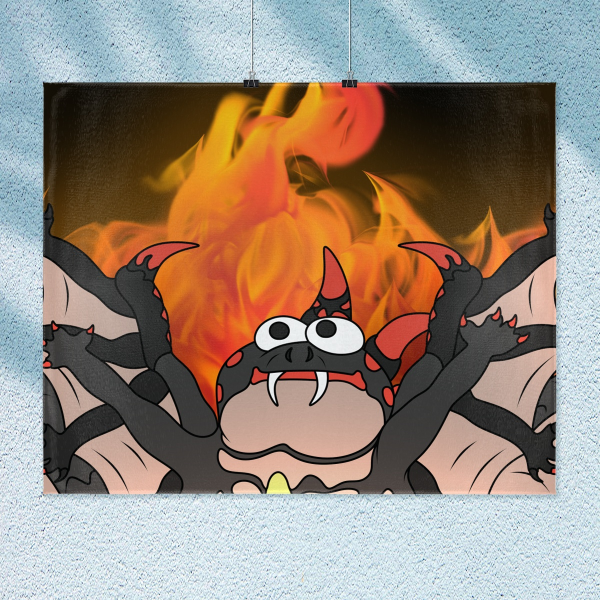 EVERYTHING BURNS Hanging Tapestry