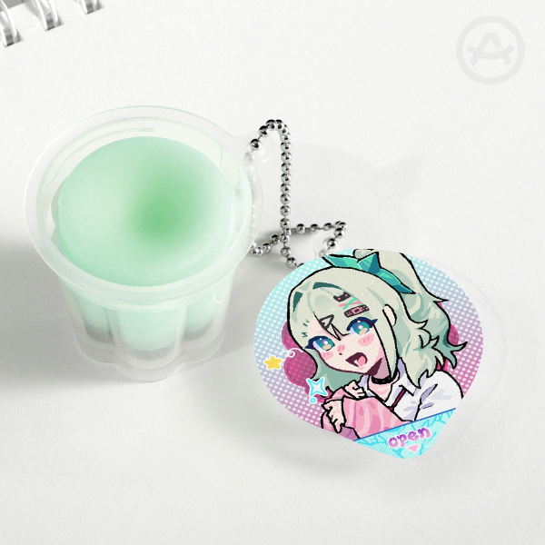 Sunna Pudding Keychain ♡ [ZZZ]