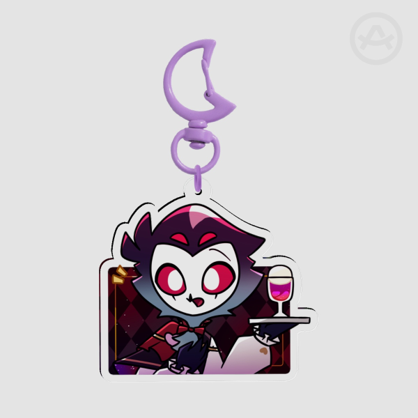 Butler Stolas Clear Acrylic Keychains