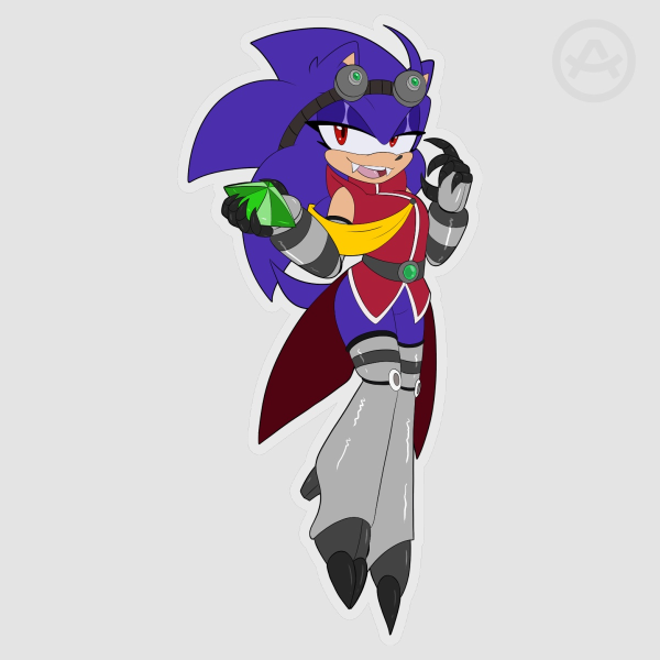 Dr. Needlemouse Sticker