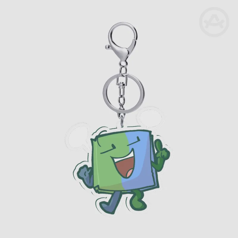 Book (BFDI) Acrylic Keychain by Yell038 - ACGGOODS