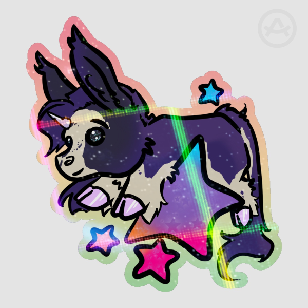 Abracadabra Colored Edge Die Cut Stickers