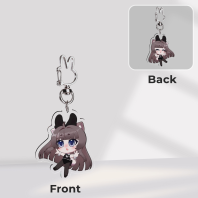 Bunny Mittens Acrylic Keychain