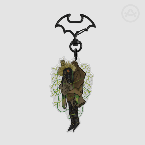 Scarecrow hanging Clear Acrylic Keychain