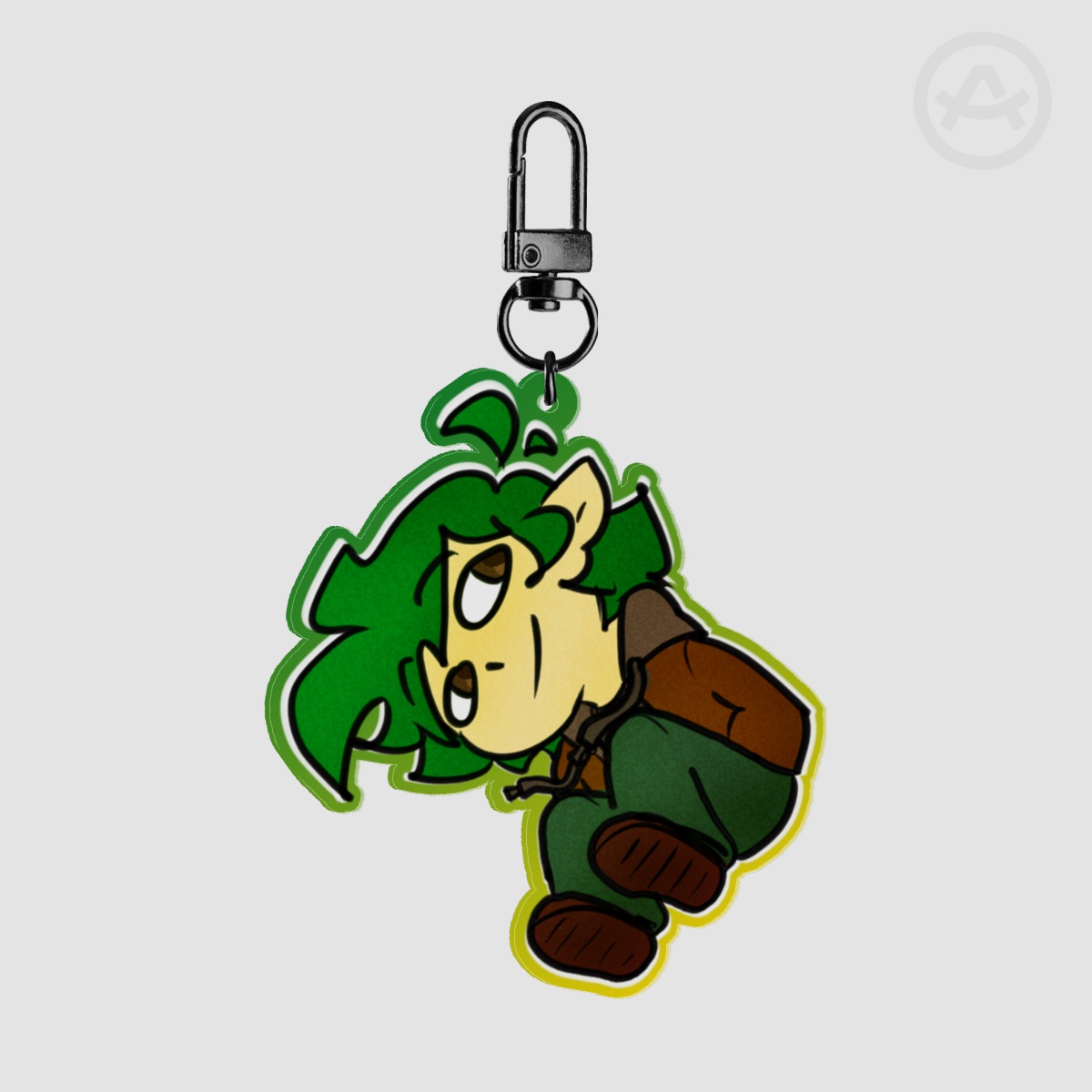 "Colorful Elf" Acrylic Keychain, Forest ver.