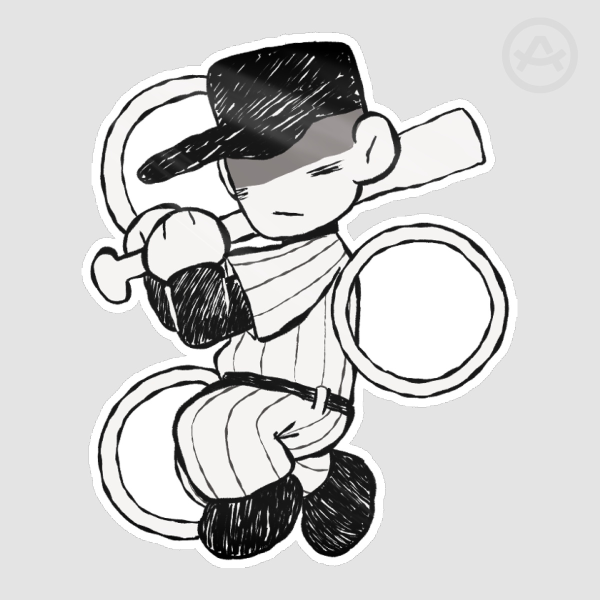 OFF - The Batter Sticker