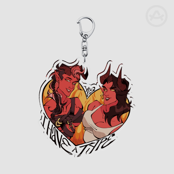 I HAVE A TYPE Keychain