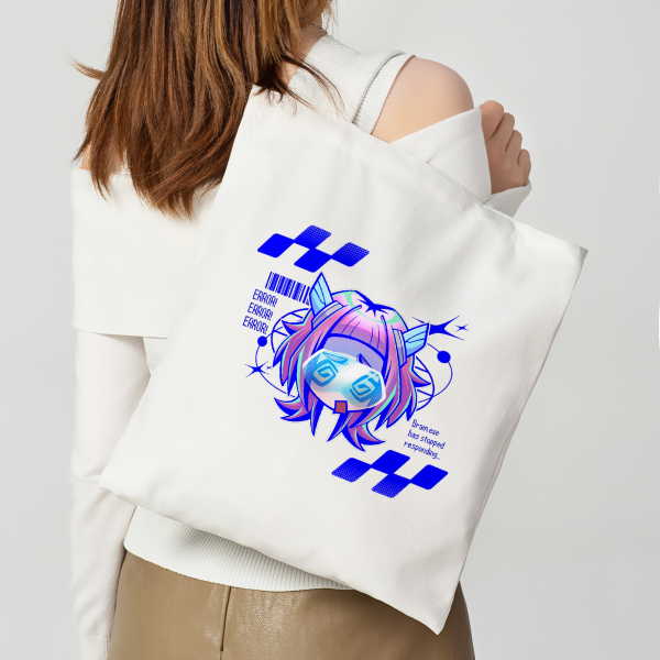 👾 ERROR GIRL Tote Bag