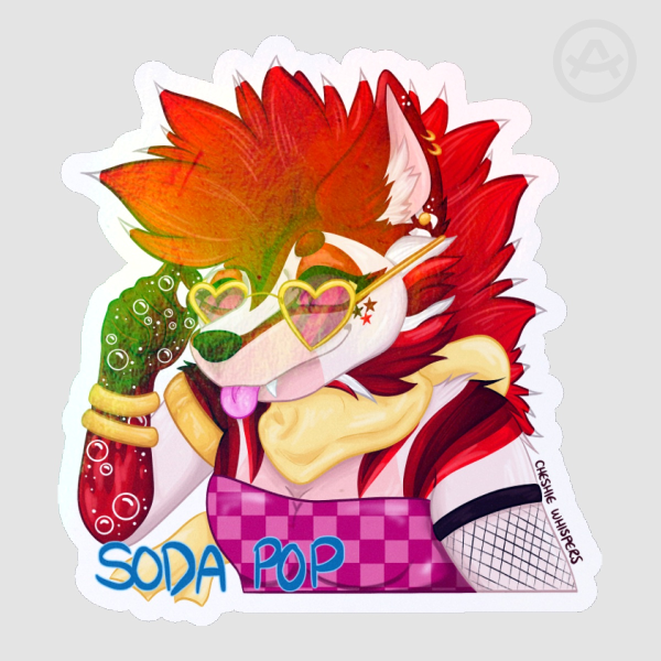Soda Pop Rainbow Holo Stickers