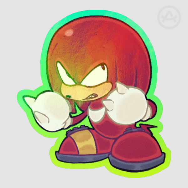 Knuckles Sticker