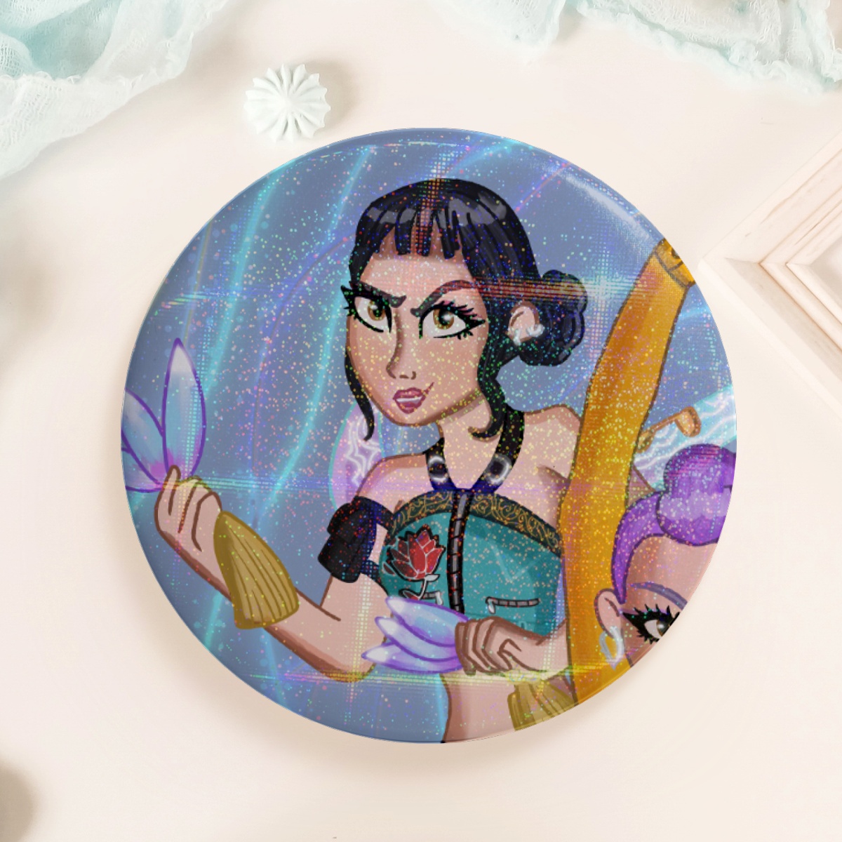 Zoey button
