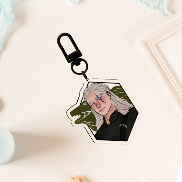Aemond Targaryen || HOTD || Clear Acrylic Keychain