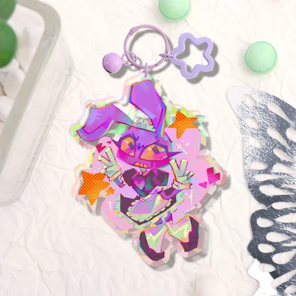 Maid Jax Holographic Acrylic Keychain