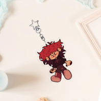Silly Rhys Clear Acrylic Keychain