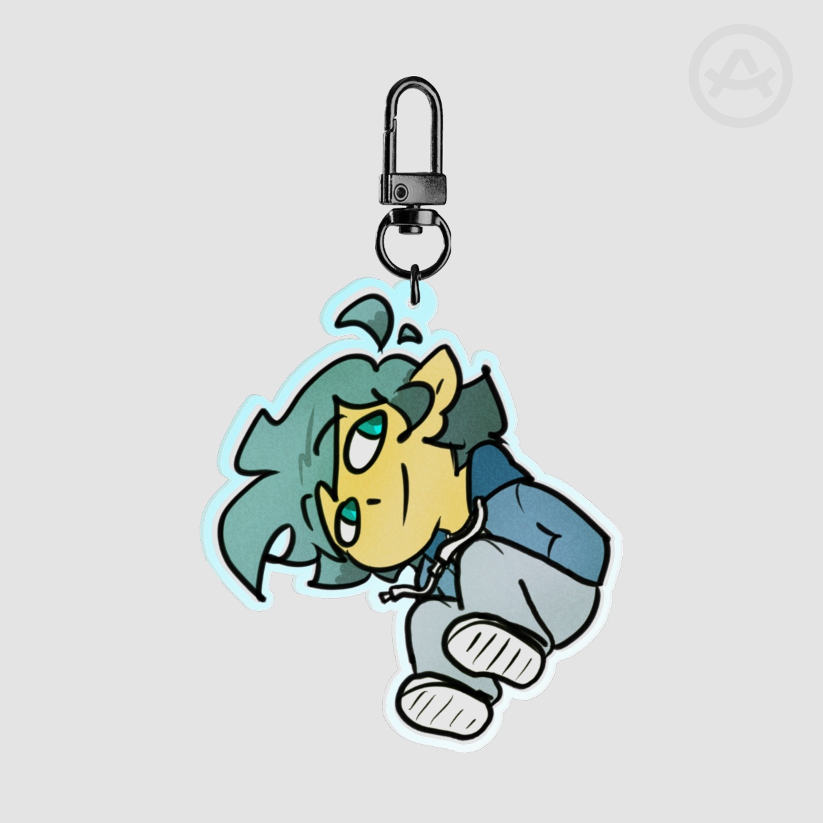 "Colorful Elf" Acrylic Keychain, Frost ver.
