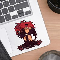 Funky Rhys Die Cut Sticker