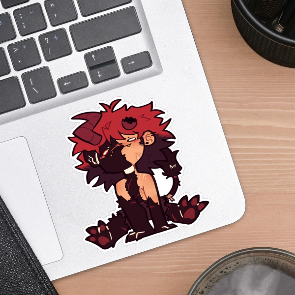 Funky Rhys Die Cut Sticker