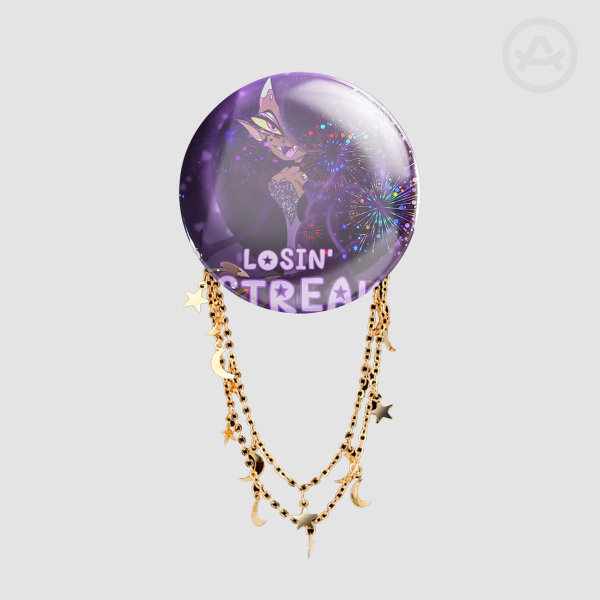 Loosin Streak - Round Badge With Chains