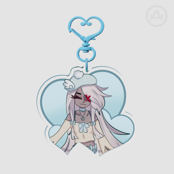 Vaggie pastel keychain
