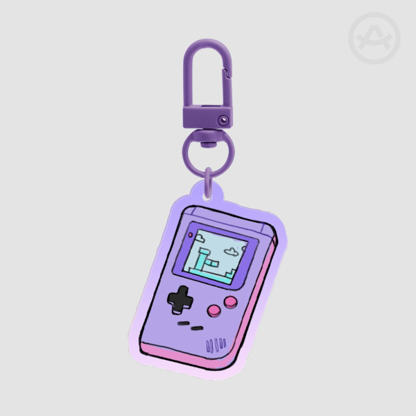 Gameboy Acrylic Keychain