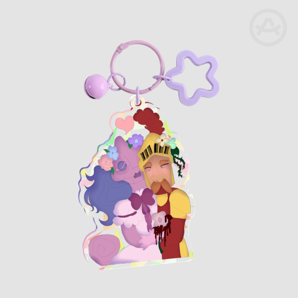 Springween: Willy's Wonderland Killer Love Broken Glass Acrylic Keychains