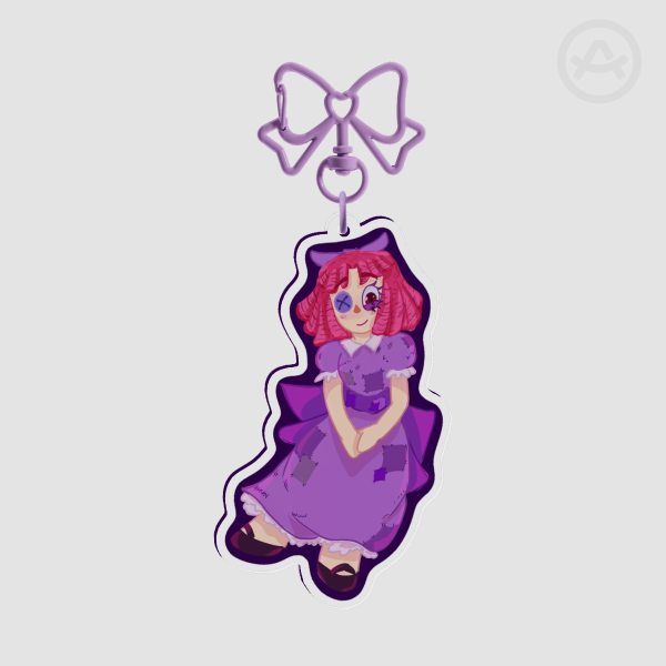 Ragatha Clear Acrylic Keychains