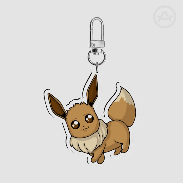 Eevee Pokemon Keychain
