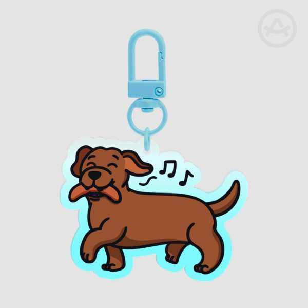 Dachshund Keychain