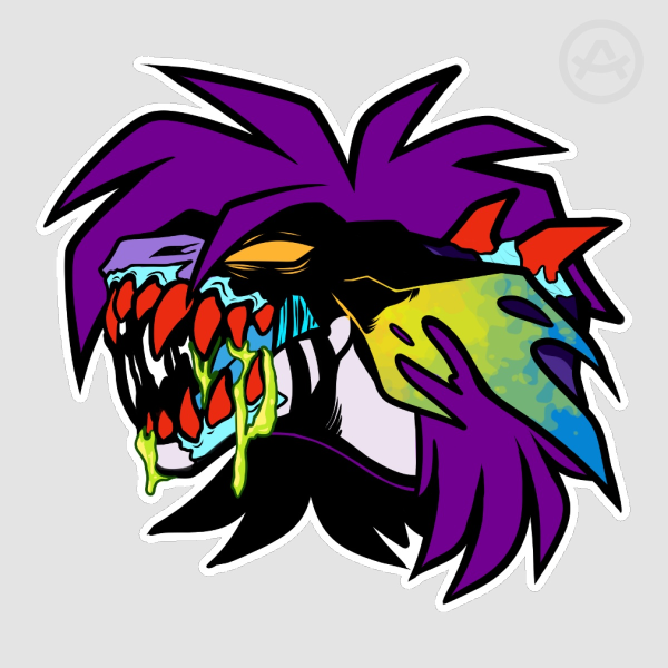 Zombie Gator - Sticker