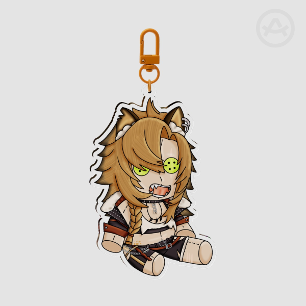Plush Styled Chroma-SHIFT Yena Youngblood OutLaws Clear Acrylic Keychain