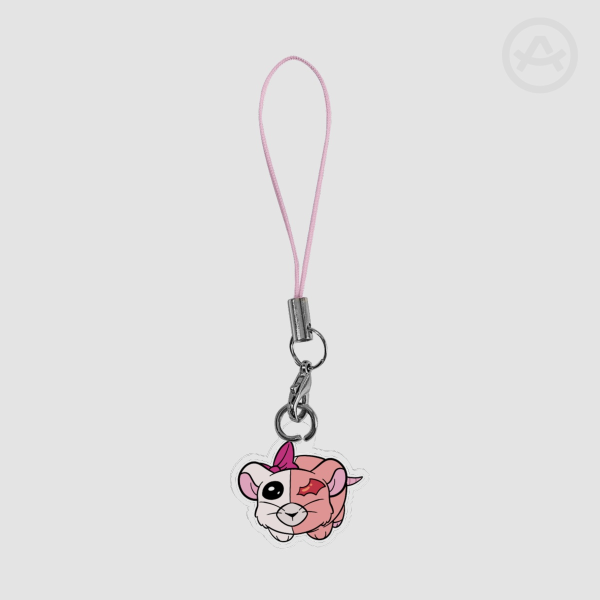 Monofae Hamster Meme Phone Charm
