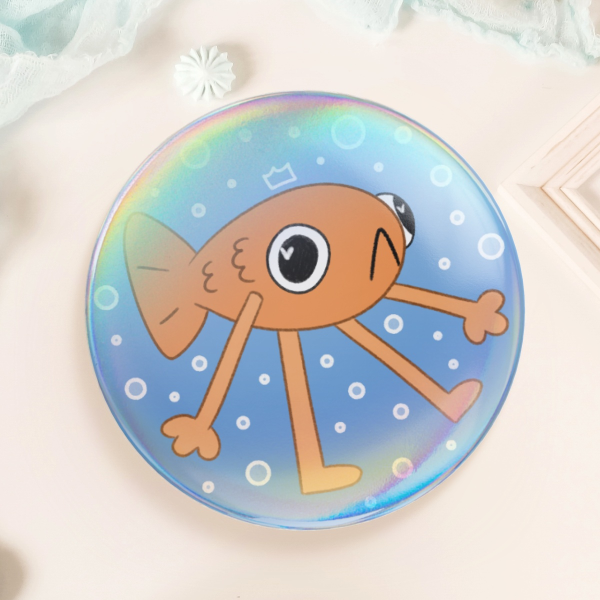 Le poisson Steve | Button Pin