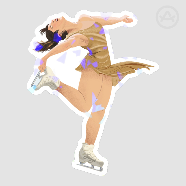 Liunatic Figure Skater Sticker