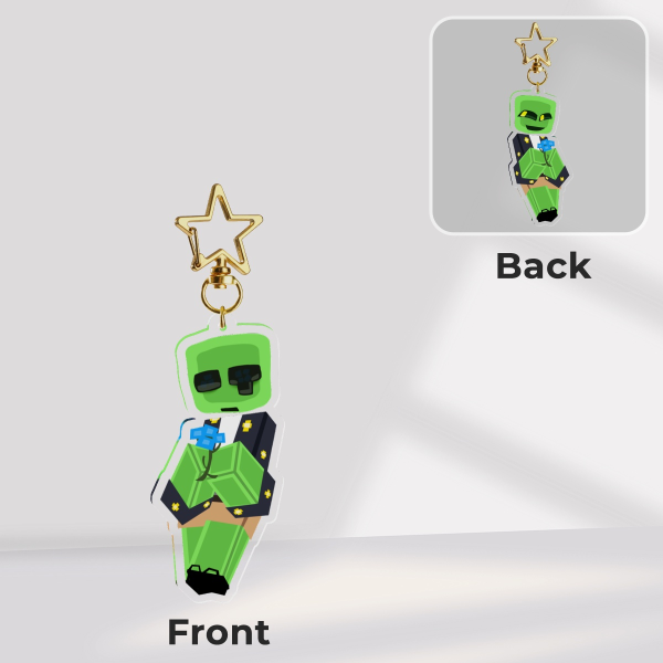 Double Sided Avery Keychain