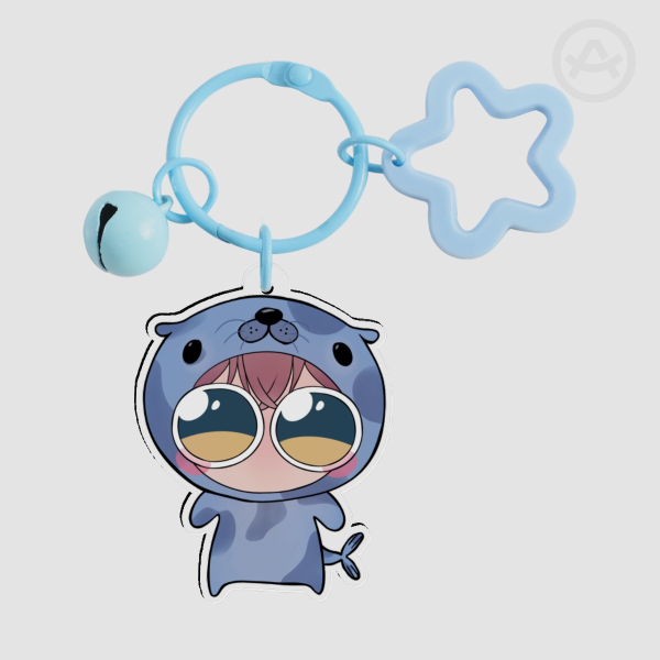 Emmy Pleading Keychain - Blue