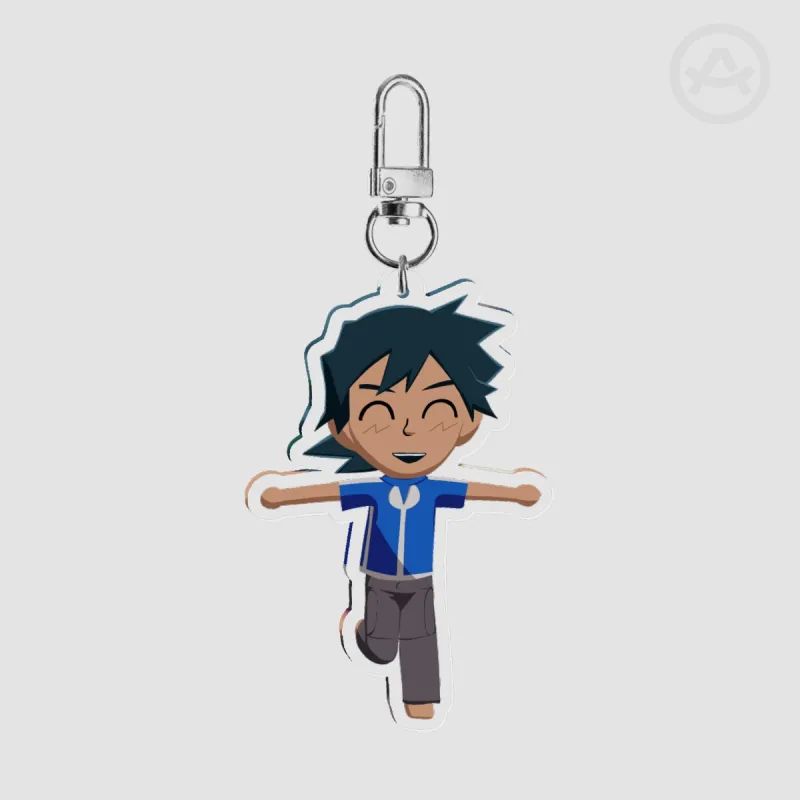 Ash Key Chain Ash Ketchum Mii