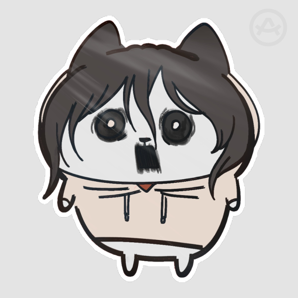 kate the chaser sticker