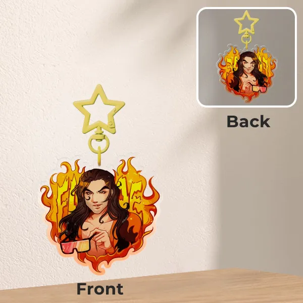flambae dispatch keychain!!