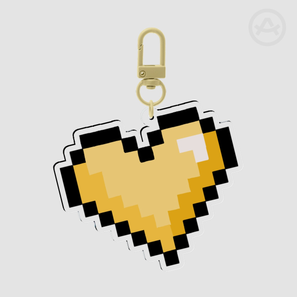 Yellow Heart - Acrylic Keychains